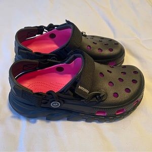 POST MALONE CROCS | NWT | LIMITED-EDITION | Black & Pink | Size 7W or 5M